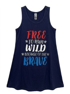 Patriotic Summery Dress (Size 5T)